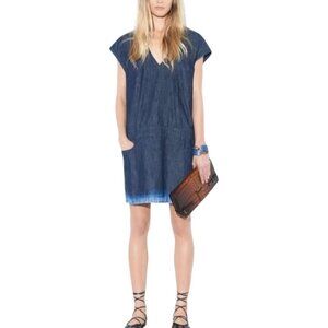 TOMAS MAIER | Denim Shift Dress in Size US 4